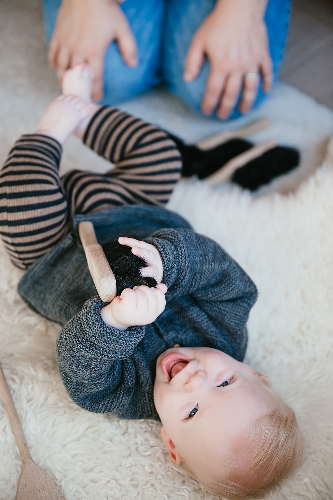 werken bij compananny baby speelt